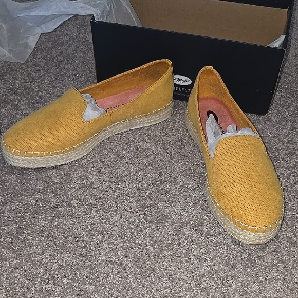 Dr. Scholl's Shoes - Yellow Espadrille Slip-On Shoes